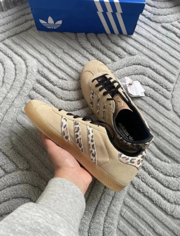adidas gazelle indoor leopard cream beige - 38,5 2