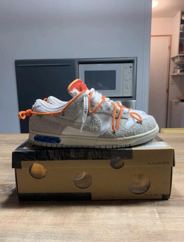 Nike Dunk Low Off White lot 31/50 taille 45,5 homme 2