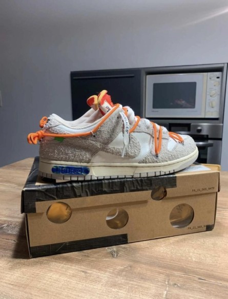 Nike Dunk Low Off White lot 31/50 taille 45,5 homme