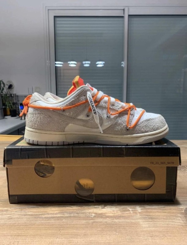 Nike Dunk Low Off White lot 31/50 taille 45,5 homme 2