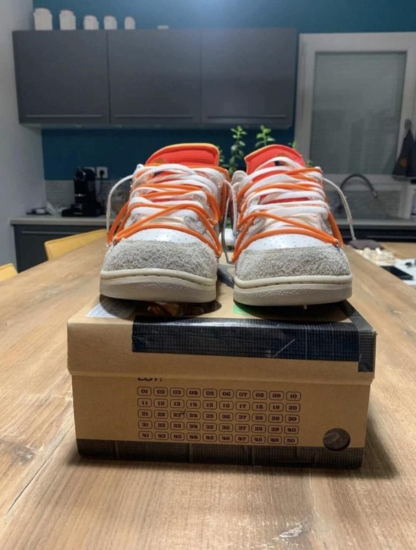 Nike Dunk Low Off White lot 31/50 taille 45,5 homme 2
