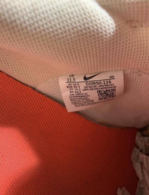 Nike Dunk Low Off White lot 31/50 taille 45,5 homme 2
