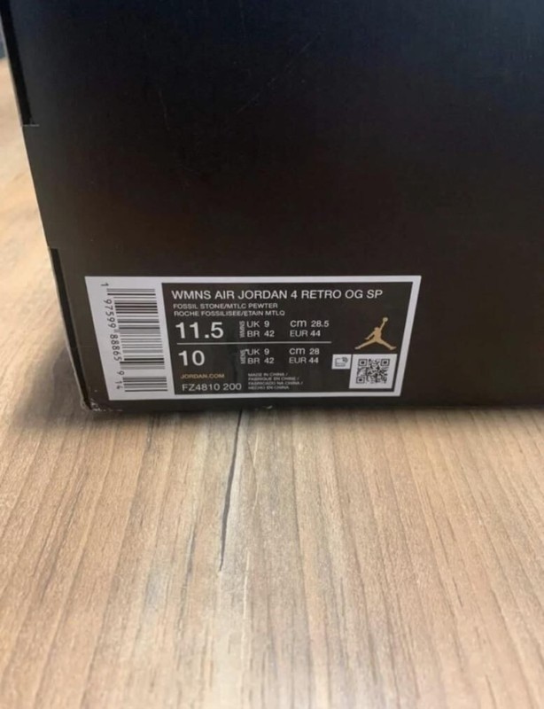 Air Jordan 4 x A Ma Manière " While you where sleeping" taille 44 homme 2