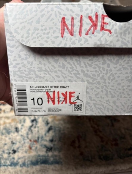 Air Jordan 3 Retro Craft Ivory
