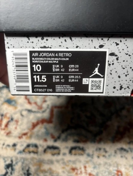 Air Jordan 4 Retro Red Thunder