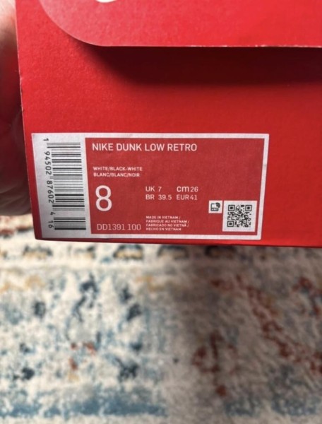 Nike Dunk low Panda