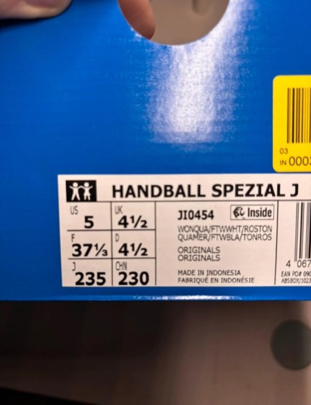 adidas handball spezial wonder rose tone taille 37 1/3