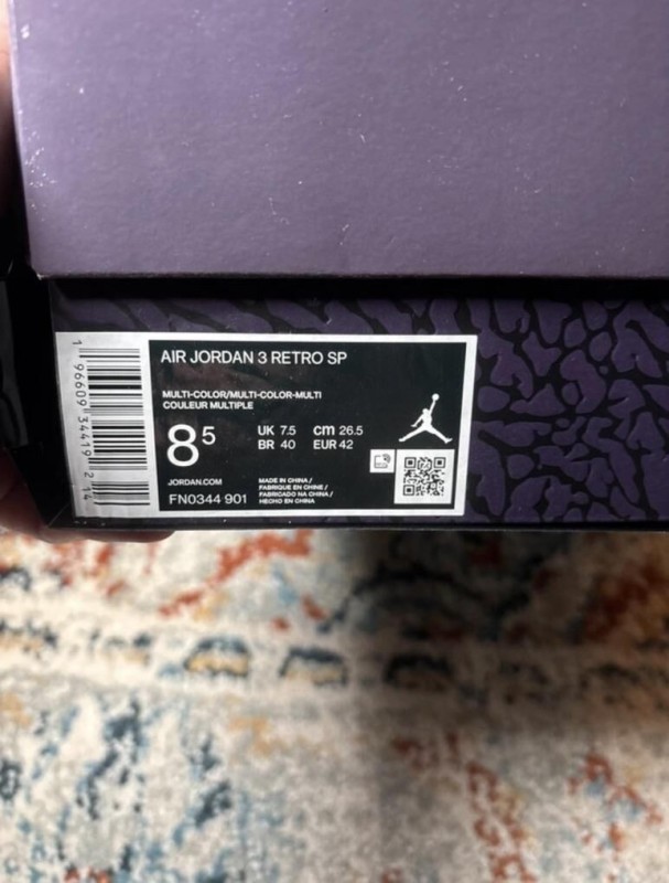 Air Jordan 3 J Balvin 2