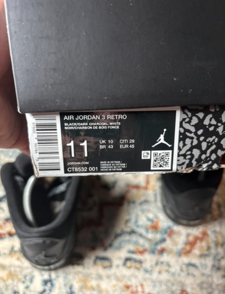 Air Jordan 3 Retro Black Cat