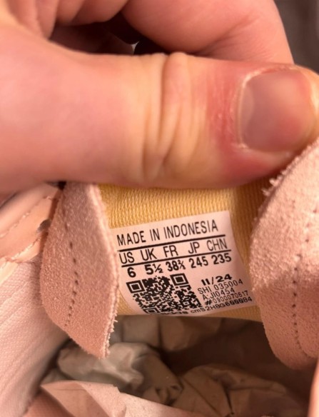 adidas handball spezial wonder rose tone taille 38 2/3