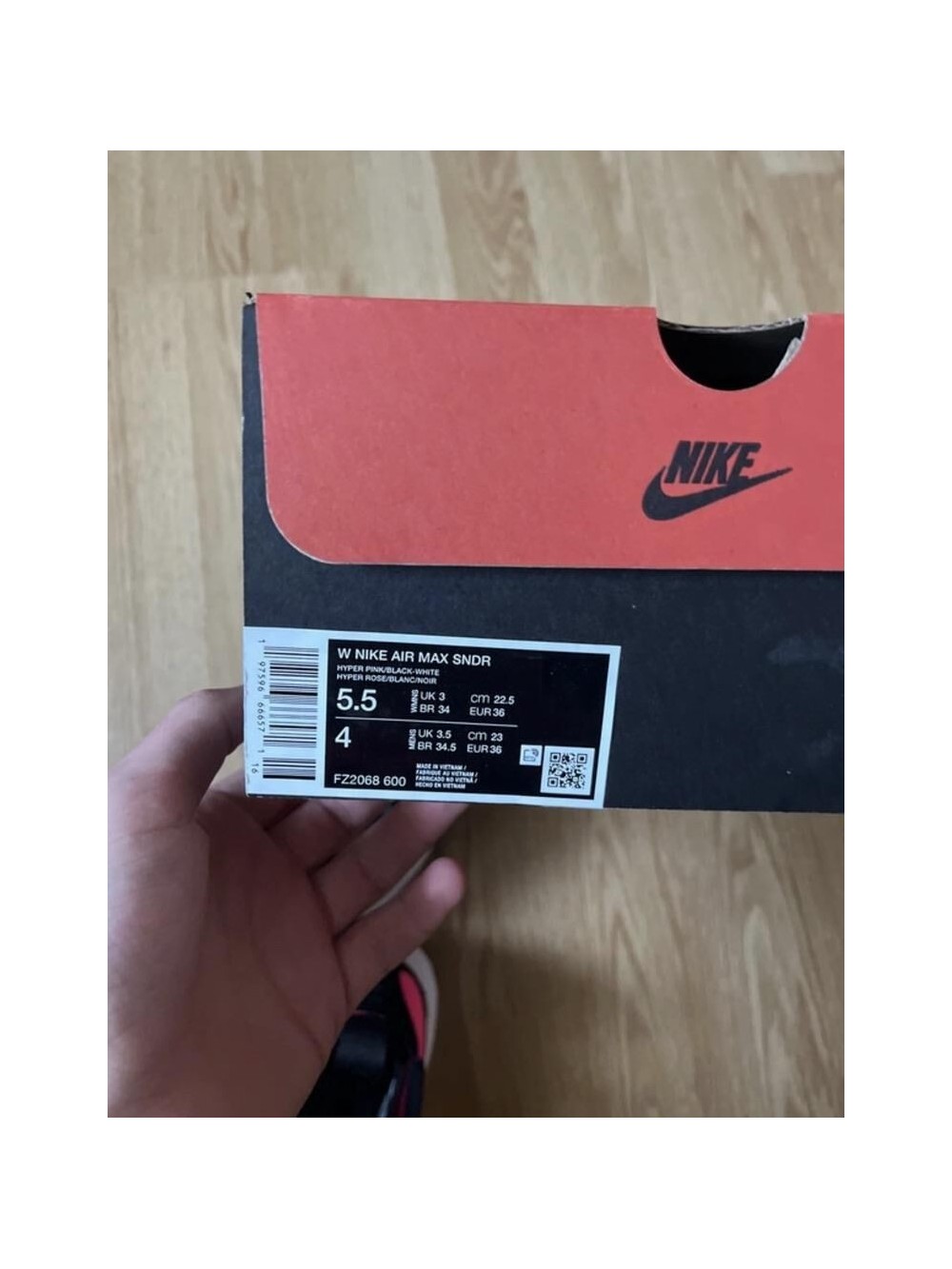 Nike air max Sunder hyper Pink