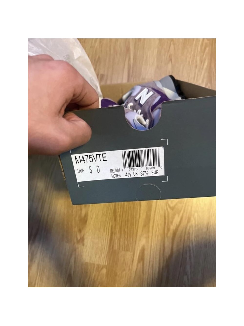 New balance 475 neuve mauve rose beige