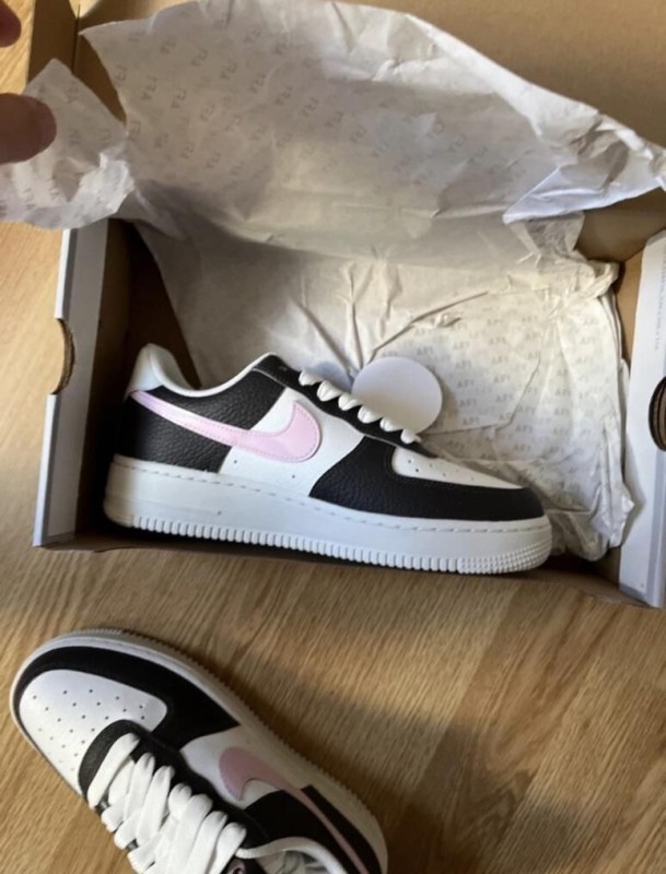 Air Force 1 marron caméléon blanche rose 2