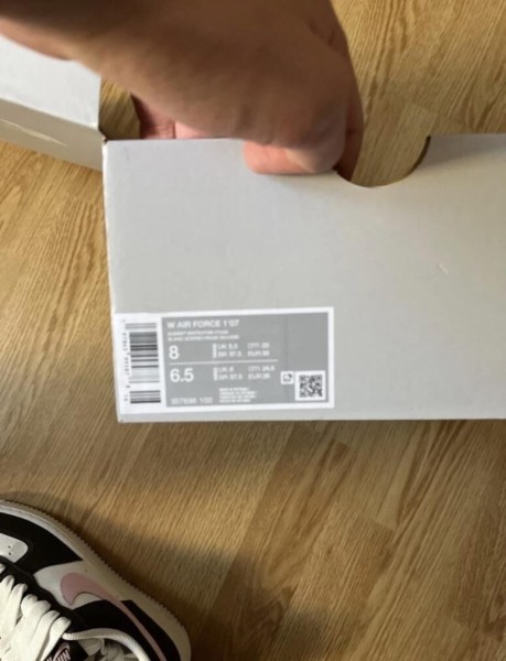 Air Force 1 marron caméléon blanche rose