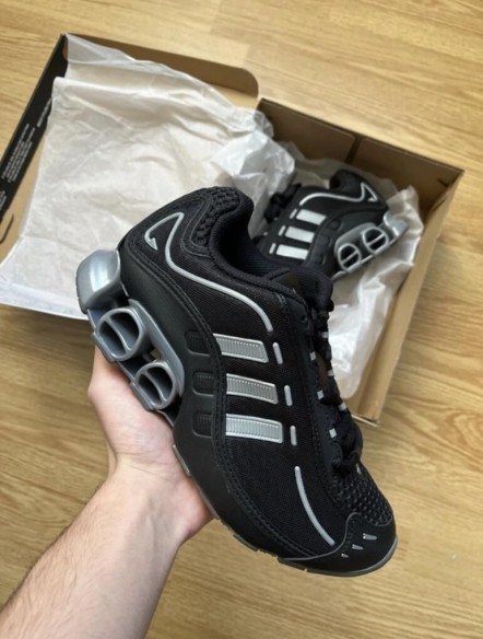 adidas shox megaride black core noir