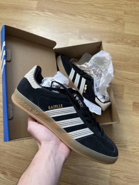adidas gazelle indoor core noir wonder blanc