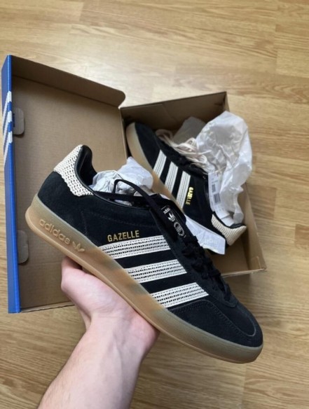 adidas gazelle indoor core noir wonder blanc
