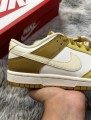 Nike dunk low retro bronzine coconut milk cream yellow