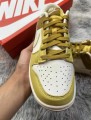 Nike dunk low retro bronzine coconut milk cream yellow