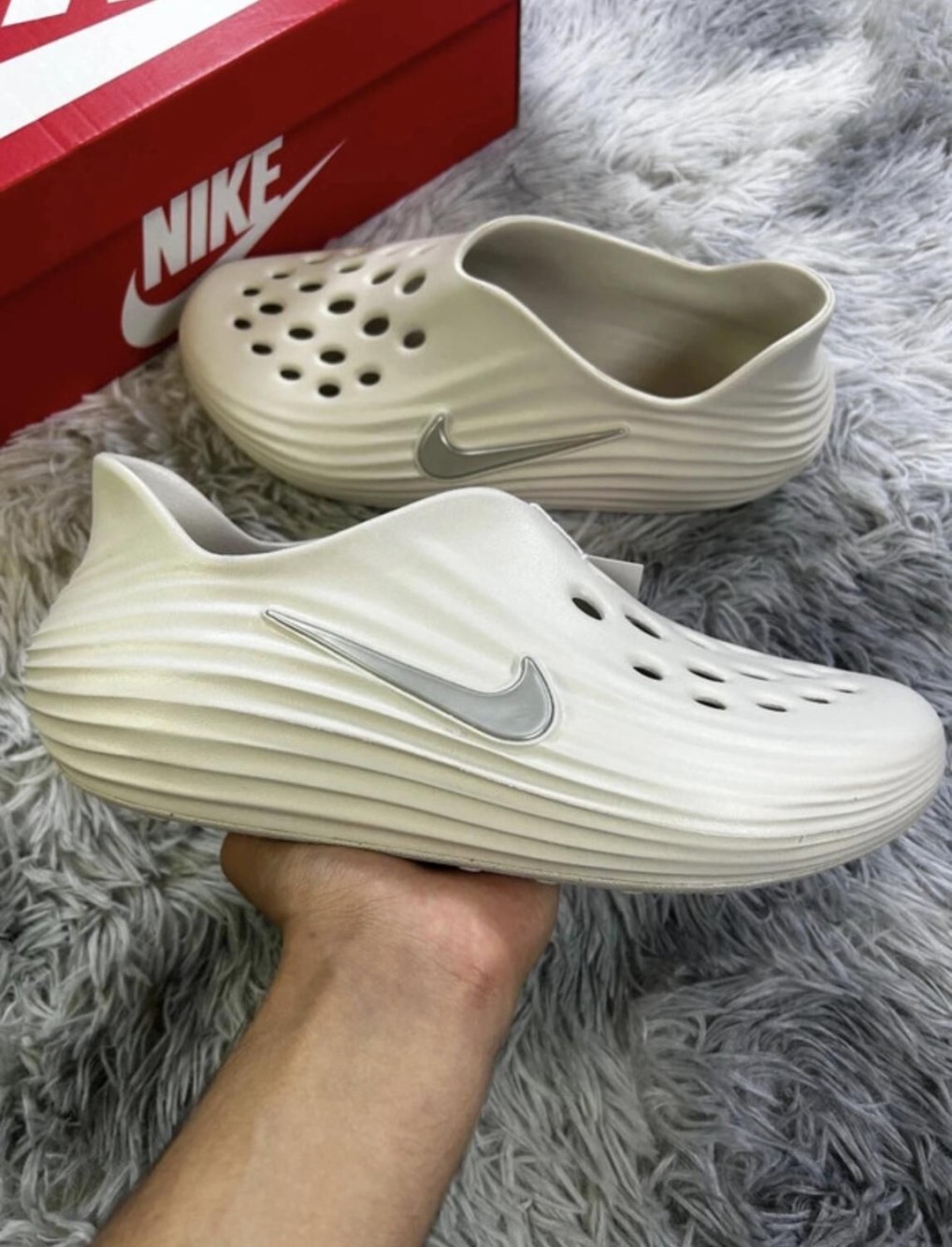 Nike ReactX rejuven8 muslim beige orewood silver