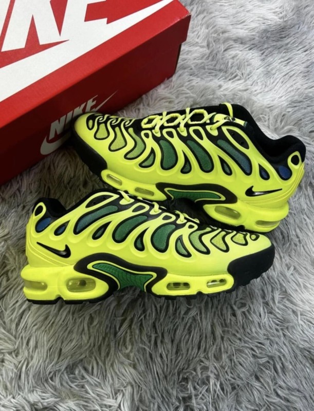 Air Max plus TN drift jaune citron clair vert et noir