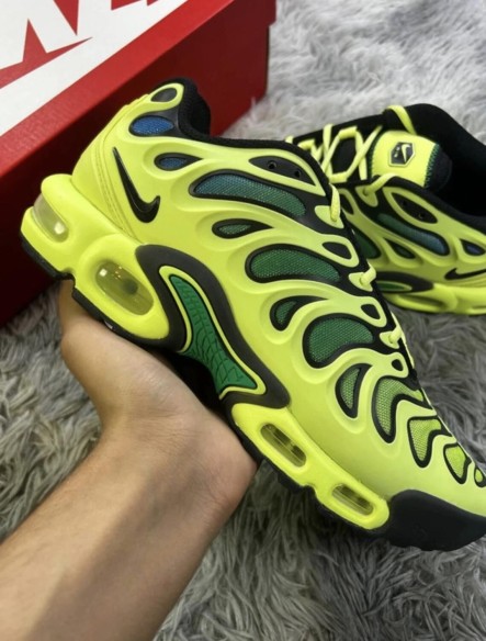 Air Max plus TN drift jaune citron clair vert et noir
