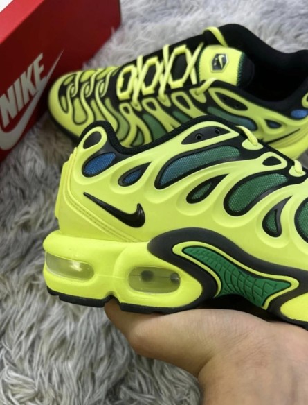 Air Max plus TN drift jaune citron clair vert et noir