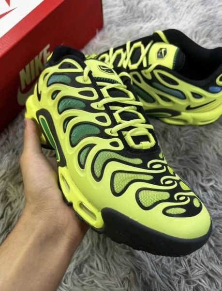 Air Max plus TN drift jaune citron clair vert et noir