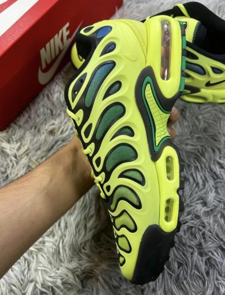 Air Max plus TN drift jaune citron clair vert et noir