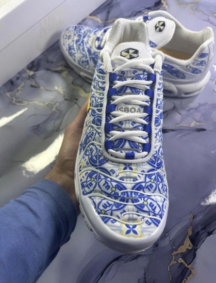 Nike airmax tn Lisboa Lisbonne White Blue Royal