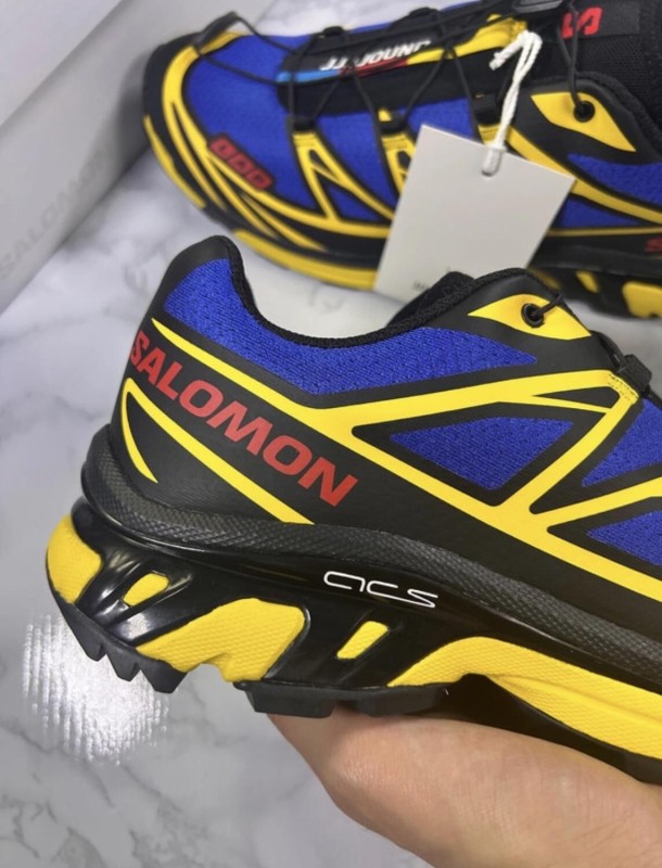 Salomon XT6 jjjjound nautical blue lemon black 2