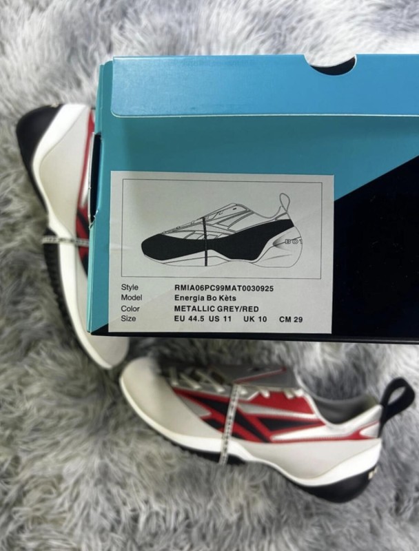Rebook X Botter - energia bo kets red grey metallic red 2