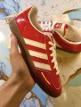 adidas gazelle red scarlet off white rouge vernis patent brillant TIKTOK - 40
