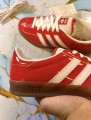 adidas gazelle red scarlet off white rouge vernis patent brillant TIKTOK - 40