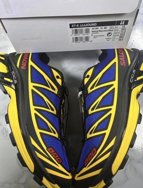 Salomon XT6 jjjjound nautical blue lemon black