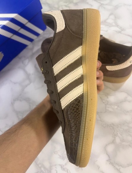 adidas spezial snake print brown and white chocolate
