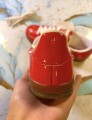 adidas gazelle red scarlet off white rouge vernis patent brillant TIKTOK - 40