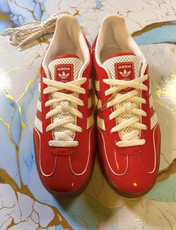 adidas gazelle red scarlet off white rouge vernis patent brillant TIKTOK - 40 2
