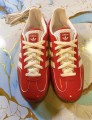 adidas gazelle red scarlet off white rouge vernis patent brillant TIKTOK - 40