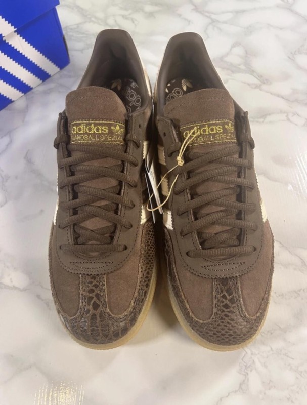adidas spezial snake print brown and white chocolate 2