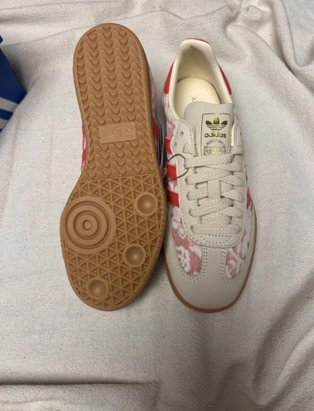 adidas samba liberty london pink red better scarlet white cream 2