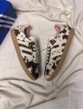 adidas samba og cow print off white brown