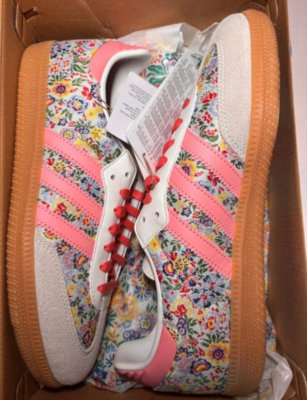adidas samba og liberty london floral taille 38 2/3 38,5 2