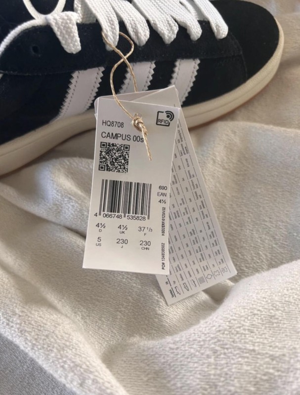 adidas campus 00s core black cream off white 2
