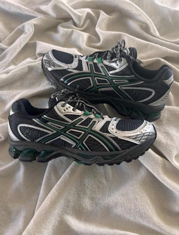Asics gel nimbus 10.1 obsidian grey green brasil black silver