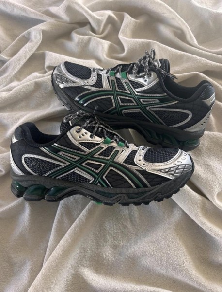 Asics gel nimbus 10.1 obsidian grey green brasil black silver