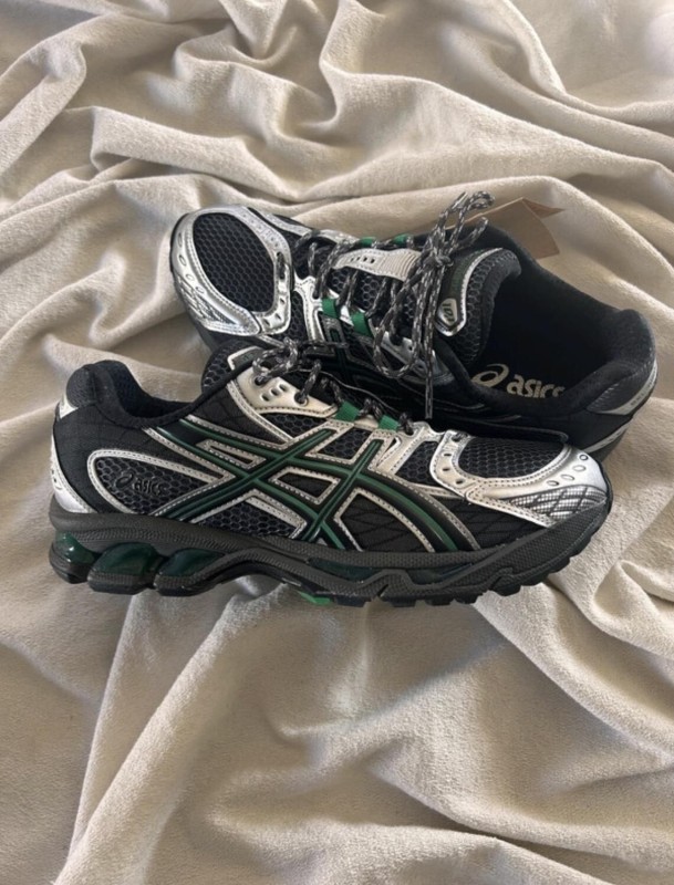Asics gel nimbus 10.1 obsidian grey green brasil black silver 2