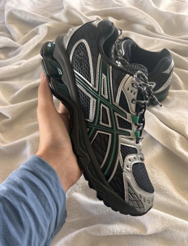 Asics gel nimbus 10.1 obsidian grey green brasil black silver 2