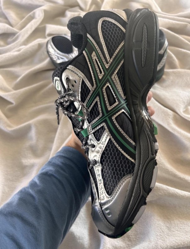 Asics gel nimbus 10.1 obsidian grey green brasil black silver 2