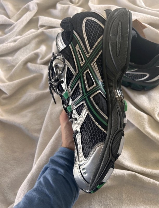 Asics gel nimbus 10.1 obsidian grey green brasil black silver 2